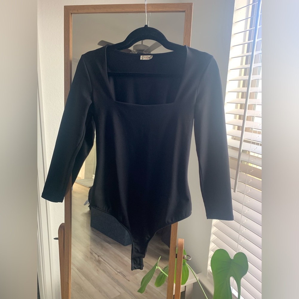 Black Bodysuit, Size Medium